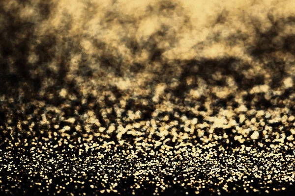 Dark Gold Glitter wallpaper. Bronze Christmas Glittering backg — Stock Photo, Image